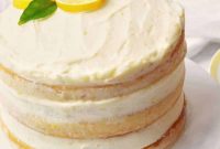 Lemon Cheesecake Layer Cake Recipe