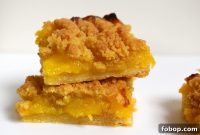 Lemon Curd Shortbread Crumble Bars
