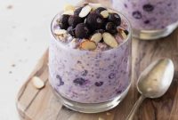 Creamy Blueberry Overnight Oats Recipe for Quick Breakfast
