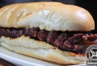 Smoked Baby Back Rib Sandwich with Tangy BBQ Slaw