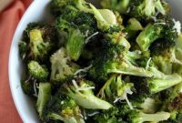 Crispy Garlic Lemon Air Fryer Broccoli Recipe