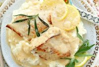 Creamy Tarragon Chicken Recipe with White Wine and Garlic
