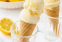 Homemade Lemon Ice Cream Recipe: Creamy Citrus Dessert