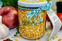 Homemade Split Pea Soup Mix in a Jar: Simple Prep for Gifts