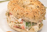 Chopped Chicken, Bacon & Ranch Salad Bagels Recipe