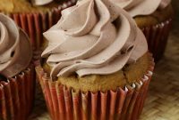 Chocolate Pumpkin Cupcakes with Rich Chocolate Frosting