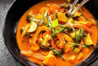 Vegetarian Thai Red Curry Recipe with Step-by-Step Video