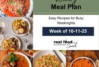 Weekly Meal Plan for Oct 11–25: 2-Week Dinner & Lunch Guide