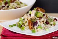 Chicken, Cranberry, Pecan & Orzo Salad with Lemon Vinaigrette