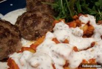 Afghan Potato Salad with Beef Kebabs: Flavorful Midweek Dinner