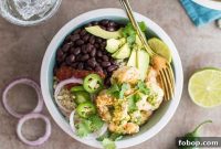 Cilantro Lime Shrimp Burrito Bowl Recipe for Meal Prep