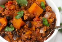 Butternut Squash and Turkey Chili Recipe for Cozy Weeknights