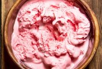 Keto Raspberry Frosty Ice Cream Recipe — 3 Ingredients