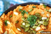 Creamy Pumpkin Hummus Recipe for Fall Entertaining