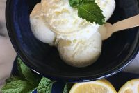 Refreshing Homemade Lemon Ice Cream Recipe