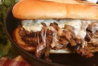 Pepper Jack Steak Sandwich Recipe — Juicy Grilled Steak Sandwiches