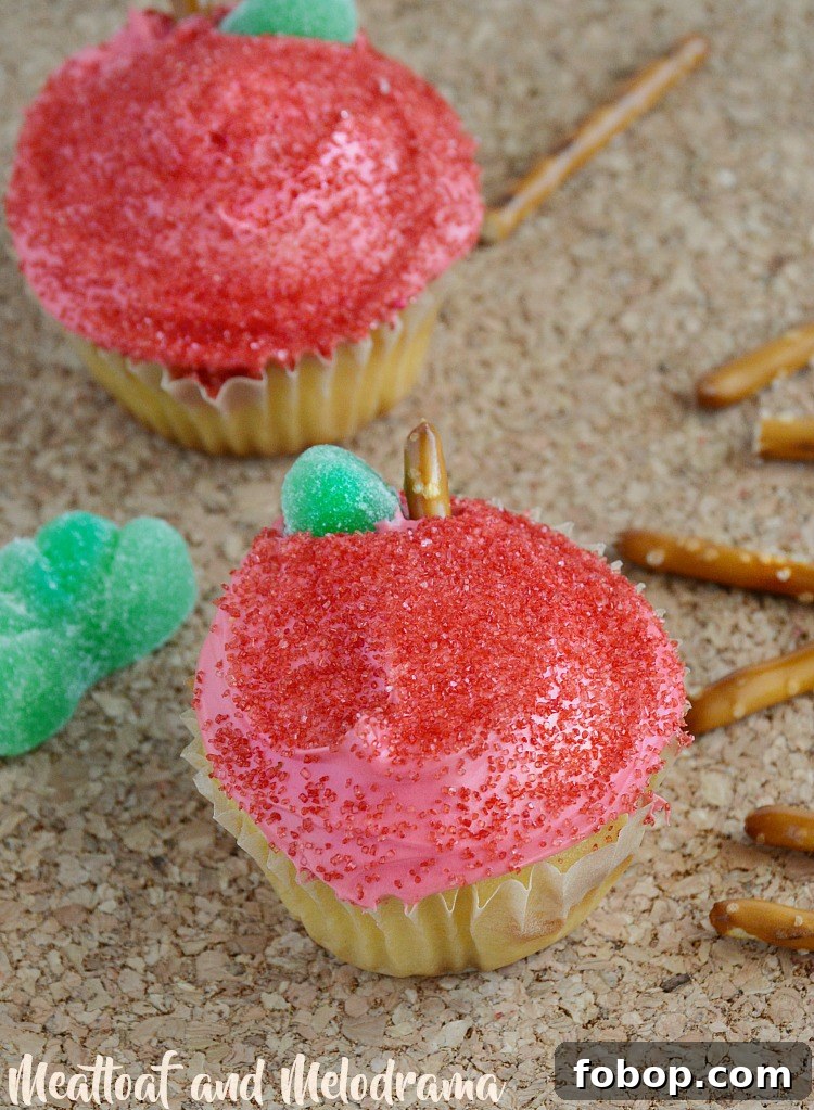 back to school apple cupcakes recipe