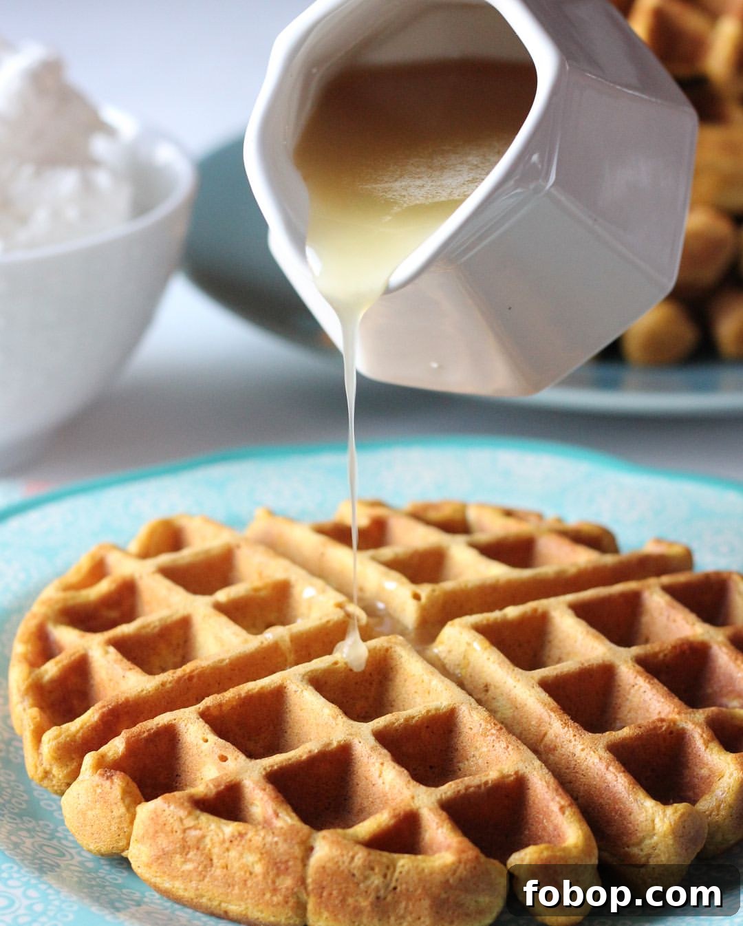 Buttermilk Syrup Pumpkin Waffles Recipe 2 img 1070 1