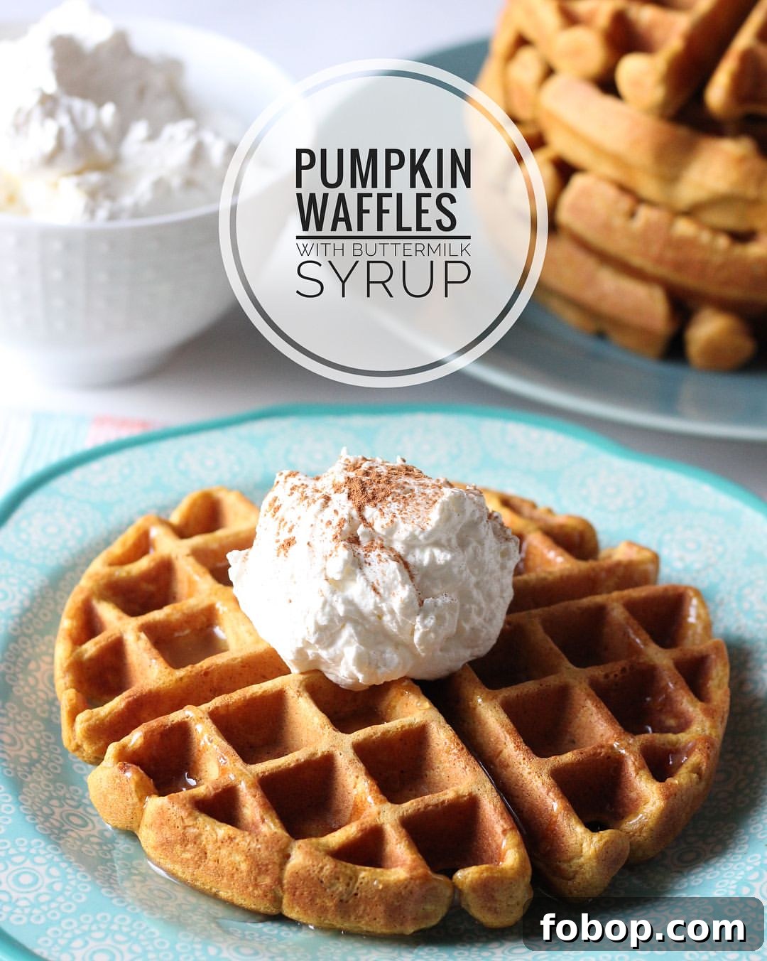 Buttermilk Syrup Pumpkin Waffles Recipe 3 img 1070 2