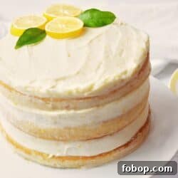 3 layer cake with white cake and lemon filling
