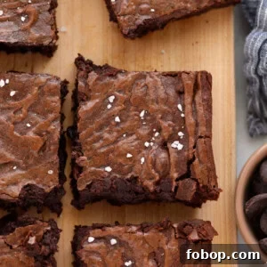 Ultimate Fudgy Brownie Recipe for Decadent Chocolate Lovers 2 brownies on cutting board