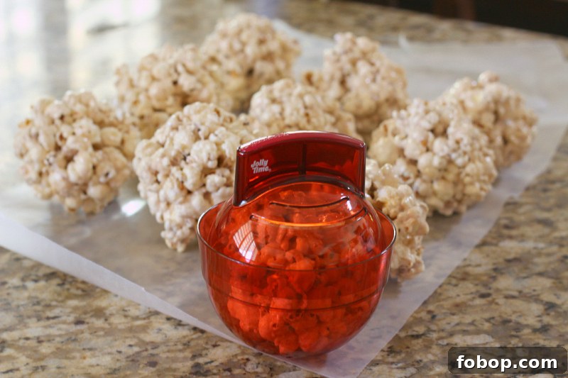 Pumpkin Pie Spiced Popcorn Balls Pumpkin Pie Spiced Popcorn Balls