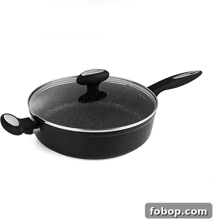 Nonstick Saute Pan with Lid
