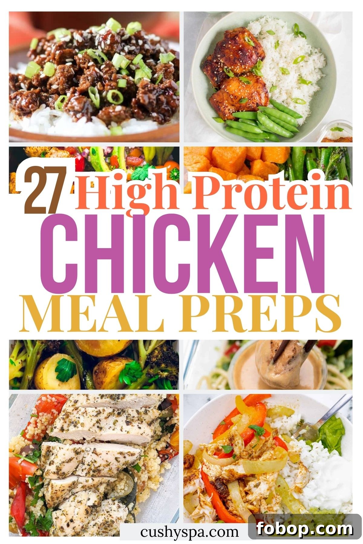 27 High Protein Chicken Meal Prep Ideas