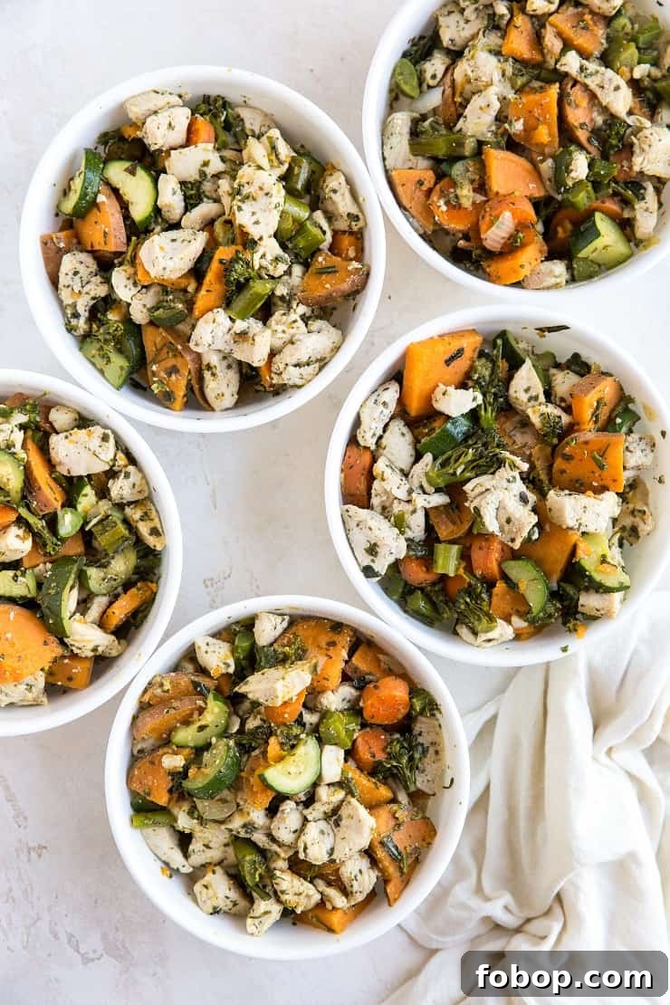 Meal Prep Chicken and Vegetables