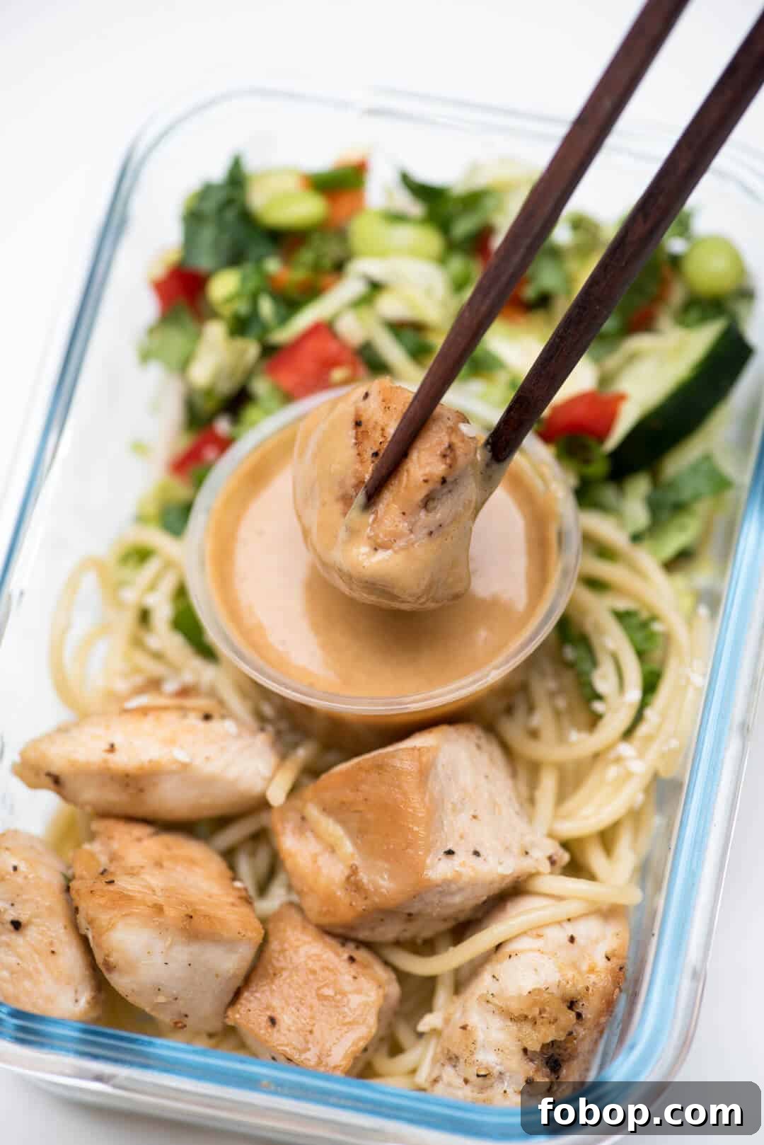 Thai Peanut Chicken Meal Prep Bowls