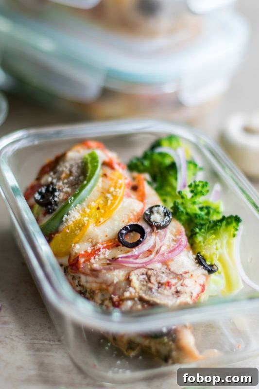 Veggie Supreme Pizza Meal Prep