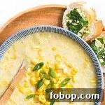 The best fresh summer corn chowder.