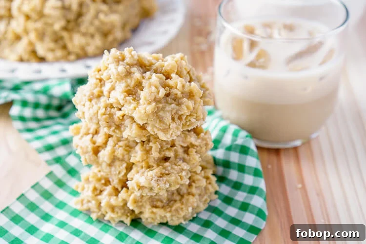 No-Bake Irish Cream Cookies: Luscious Stovetop Dessert Recipe 4 These Irish Cream No Bake Cookies are a boozy twist on the classic cookie recipe! Irish cream combined with sugar, butter, and oatmeal for a richly sweet treat that's perfect for St. Patrick's Day!