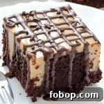 Caramel Poke Cake - Featured Image
