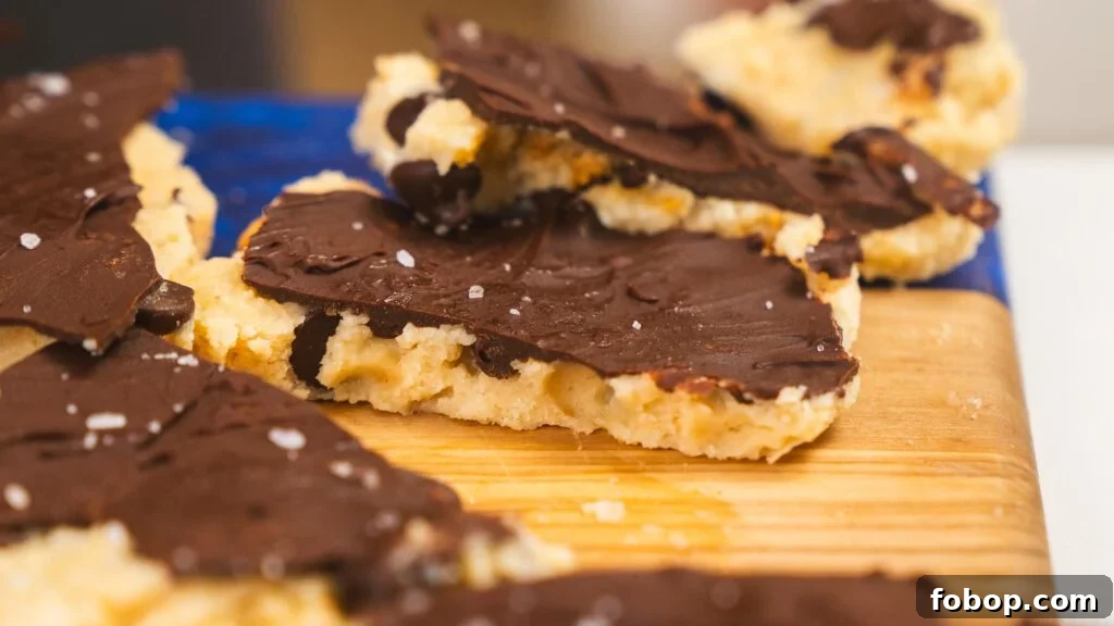 Protein Cookie Dough Bark