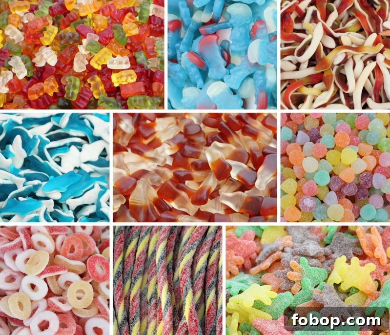 Soothe a Sore Throat with Marshmallows: Gentle Home Remedies 8 assorted gummy candies