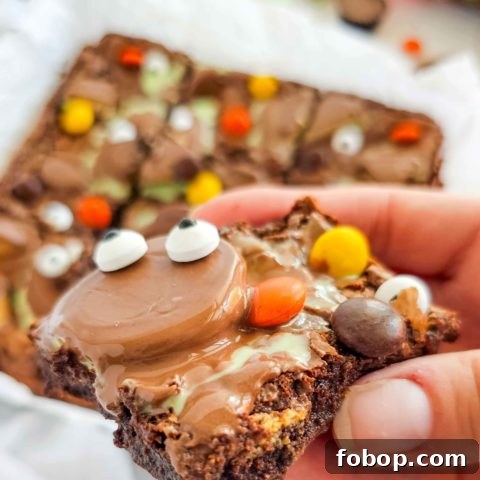 Gluten-Free Halloween Monster Brownies Recipe for Kids 2 img 14270 7