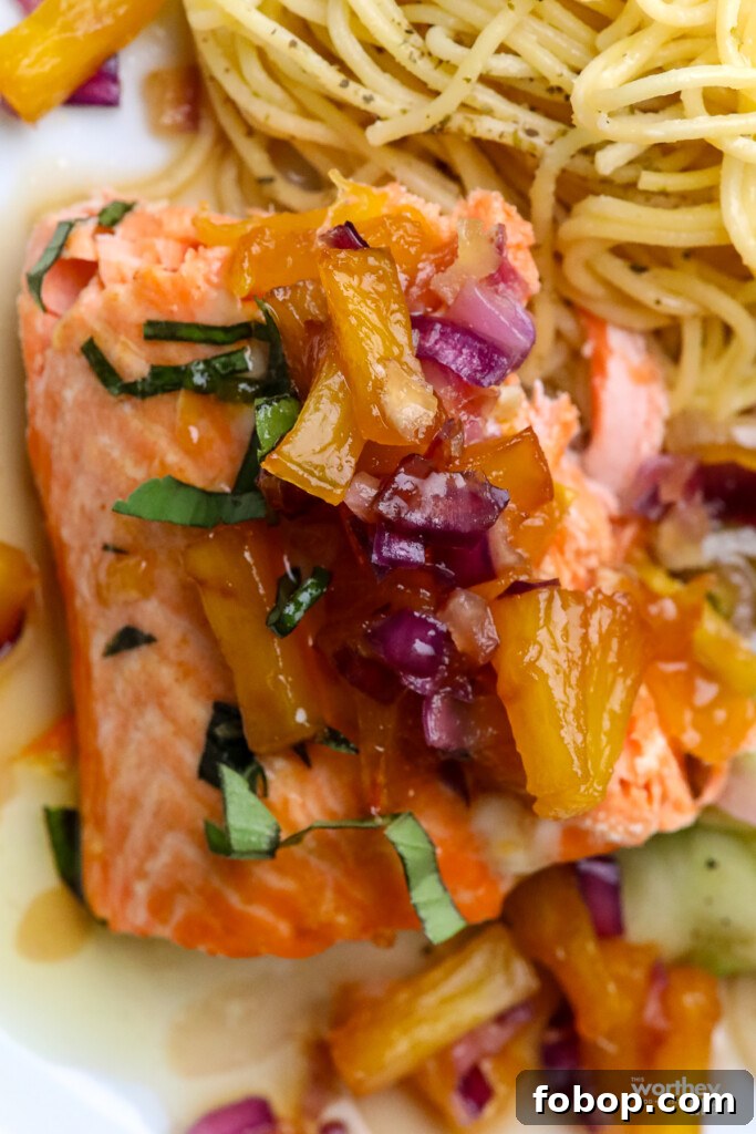 Honey-Glazed Pineapple Salmon with Garlic and Soy Sauce 13 Salmon with fresh pineapple paired with Alfredo pasta