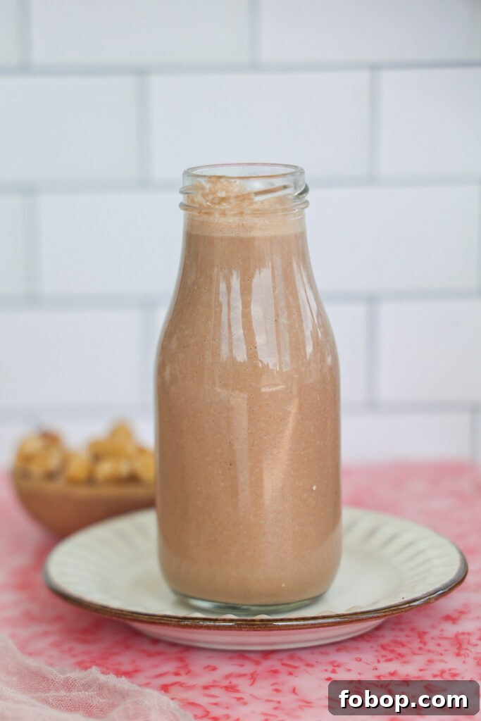 chocolate hazelnut milk