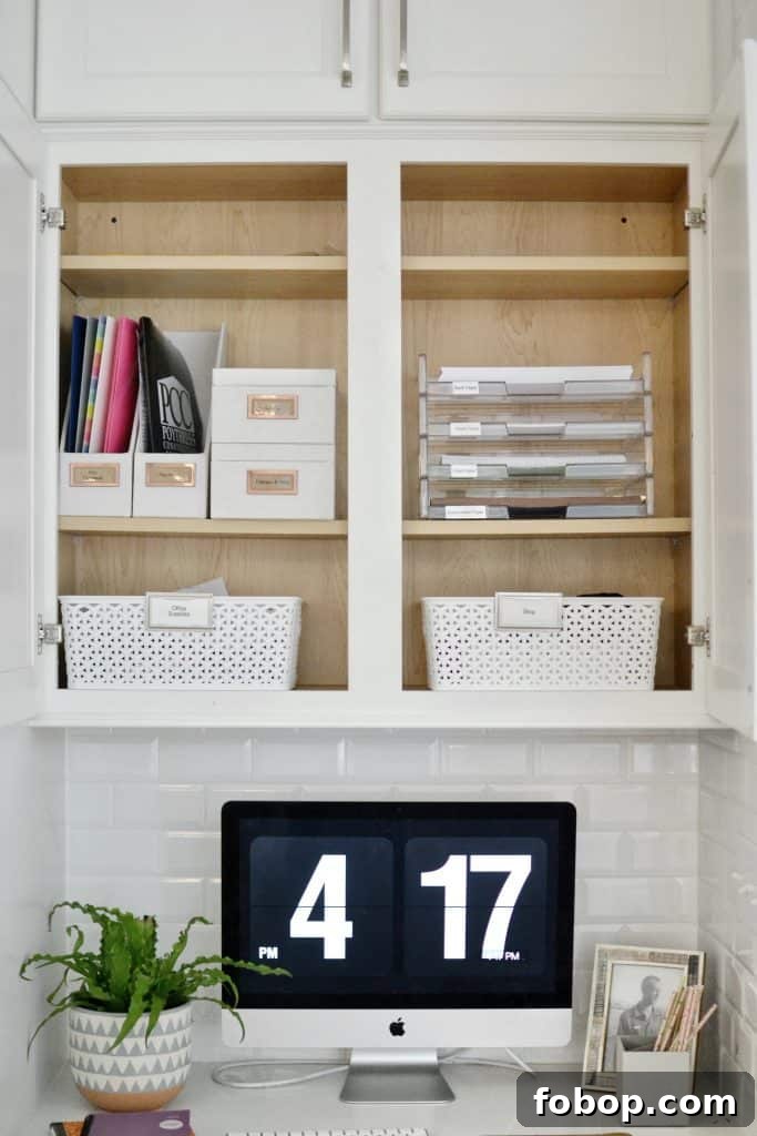How to Begin Organizing Your Home: A Simple Room-by-Room Plan 15 Homework station organize home for back to school with labels