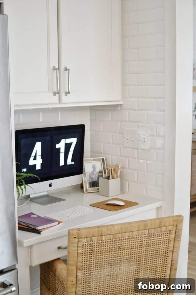 How to Begin Organizing Your Home: A Simple Room-by-Room Plan 16 organized homework station / kitchen desk
