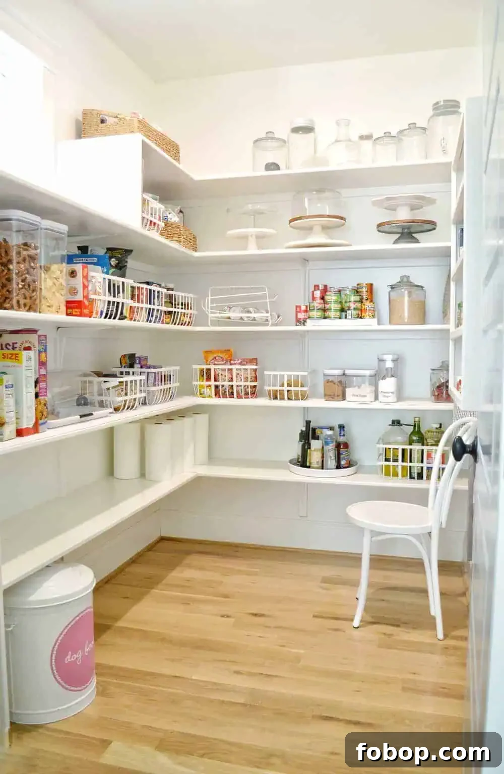 How to Begin Organizing Your Home: A Simple Room-by-Room Plan 8 clean organized pantry - organizing your home and started in the pantry