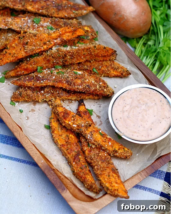 Garlic Parmesan Roasted Sweet Potato Wedges 6 Garlic Parmesan Sweet Potato Wedges with dipping sauce
