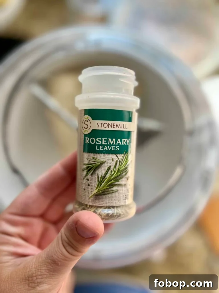Soft Rosemary Sourdough Loaf: Tender Crust and Aromatic Herb Flavor 3 Ingredients closeup