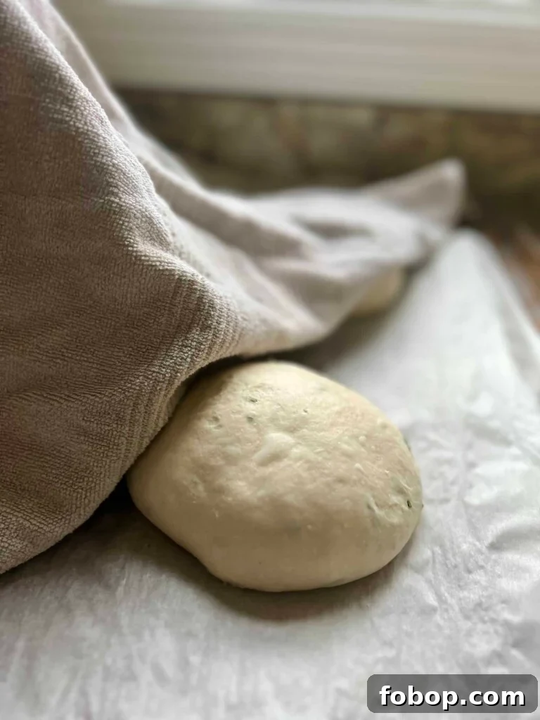 Soft Rosemary Sourdough Loaf: Tender Crust and Aromatic Herb Flavor 10 Ready to bake