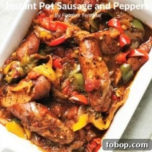 Sausage and Peppers in Instant Pot