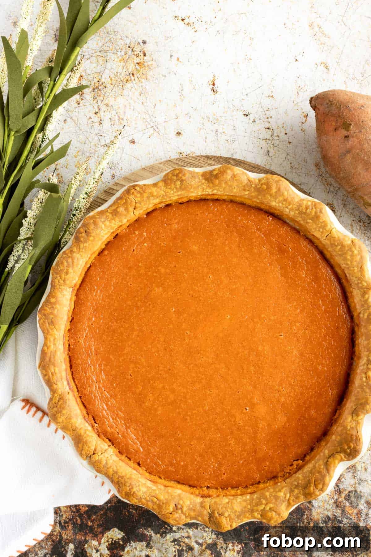 Ultimate Homemade Sweet Potato Pie Recipe for Any Occasion 8 Cooked sweet potato pie.