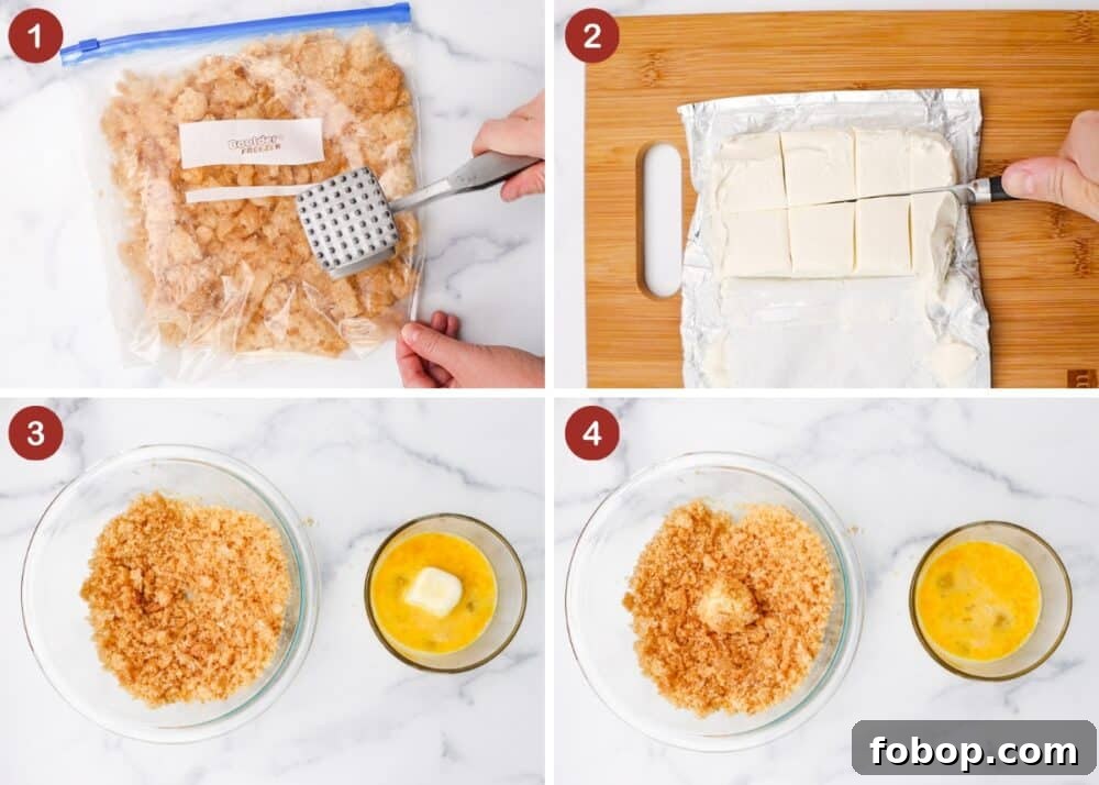 Crispy Air Fryer Carnivore Cream Cheese Bites 5 How to make Air Fryer Crispy Carnivore Cream Cheese Bites