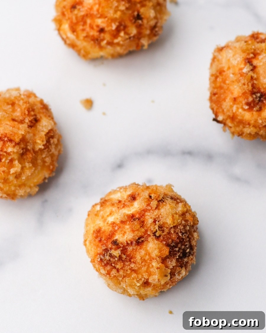 Crispy Air Fryer Carnivore Cream Cheese Bites 7 Air Fryer Crispy Carnivore Cream Cheese Bites separated