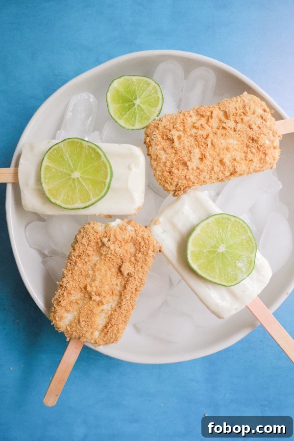 Creamy Mexican Lime Paletas (Lime Pie Ice Pops) 5 Lime paletas ingredients